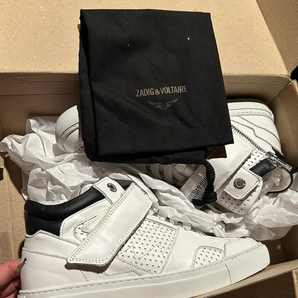 Zadig & Voltaire Flash Mid Top Sneakers - Picture 3 of 7